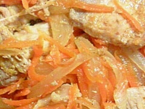 豚モモ肉と紅白野菜の煮物